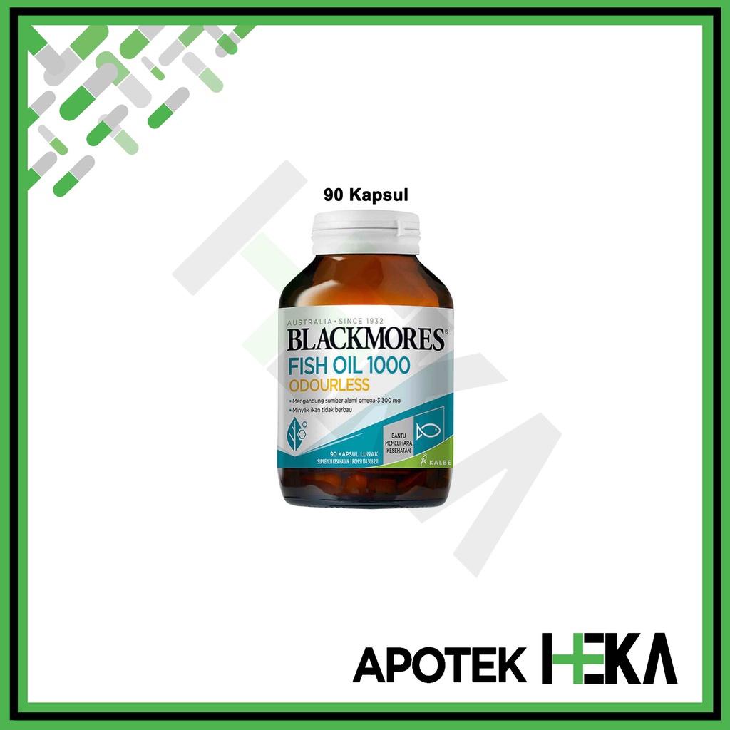 Blackmores Odourless Fish Oil 1000 - Minyak Ikan Tidak Berbau (SEMARANG)
