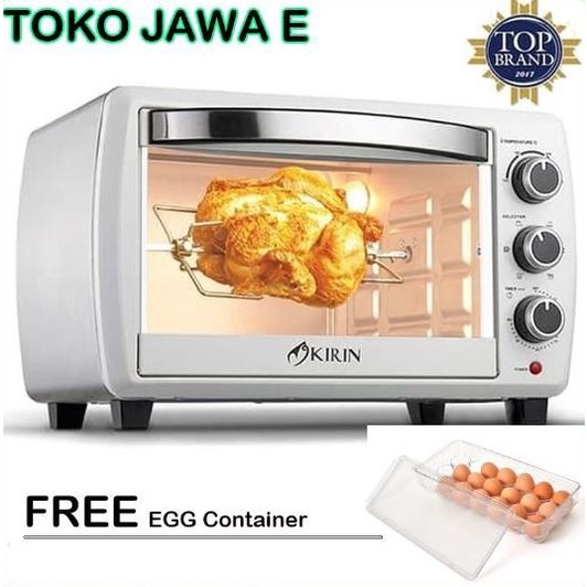 KIRIN KBO-250RA Oven Elektrik 25 Liter Oven Listrik Premium Original
