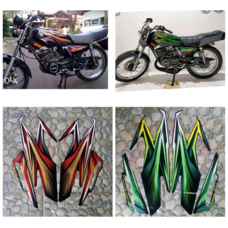 STIKER STRIPING RX KING 2005