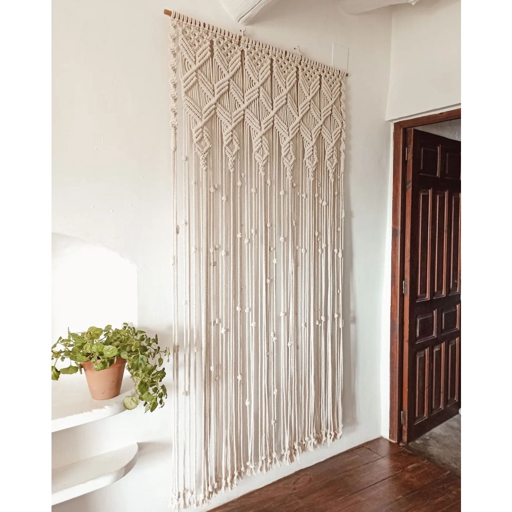 Macrame curtain /makrame tirai