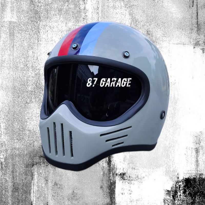 HELM CUSTOM SIMPSON M30 KLASIK RETRO FULLFACE