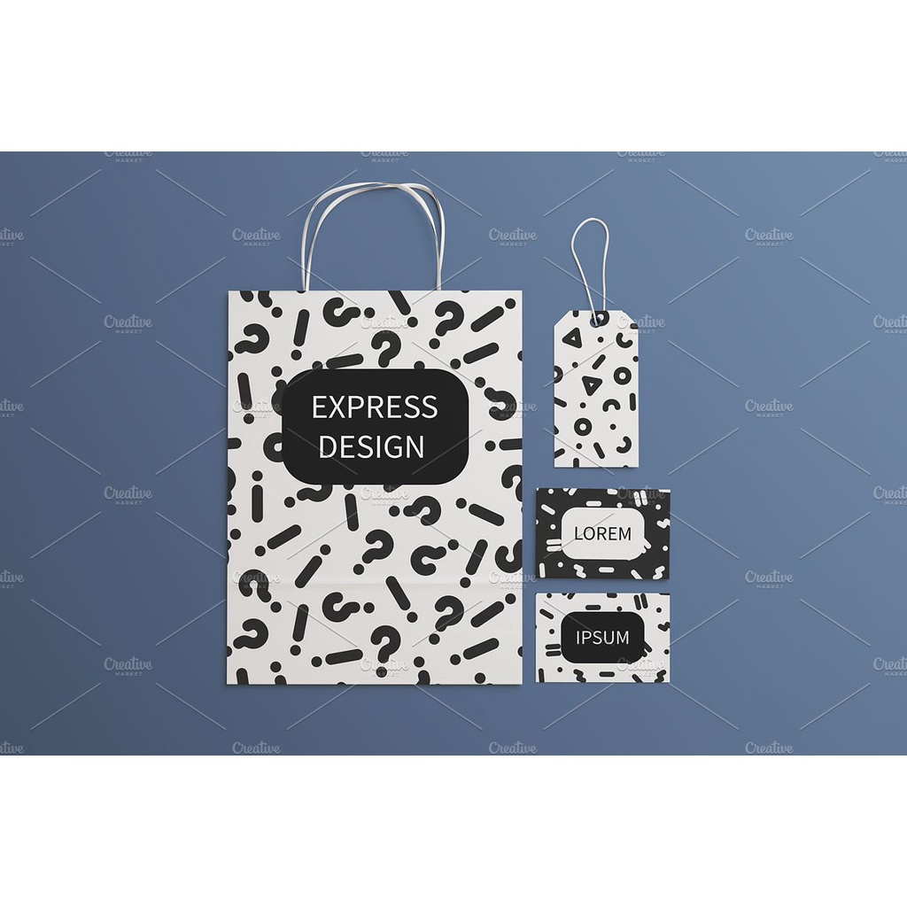 Trendy Memphis Seamless Patterns