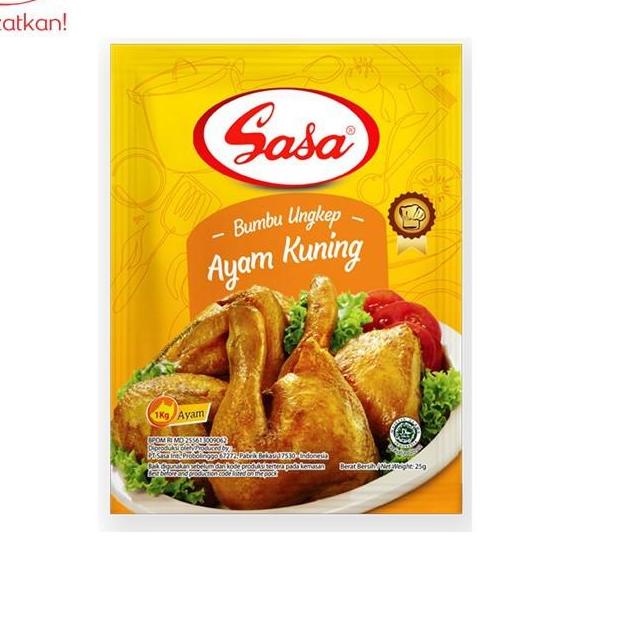 

₽ Sasa Bumbu Ungkep Ayam Kuning 5 x 25 gr ㅞ