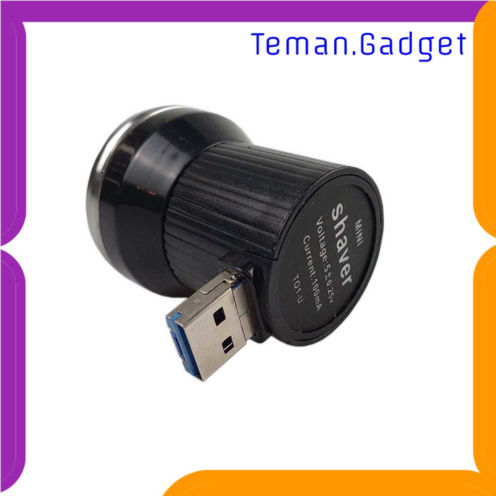 TG - TRV Alat Cukur Jenggot Travel Portable USB Mini Trimmer - T01-U