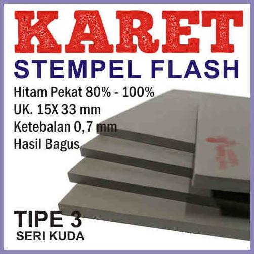 

Terlaris KARET STEMPEL FLASH TIPE 3 Termurah