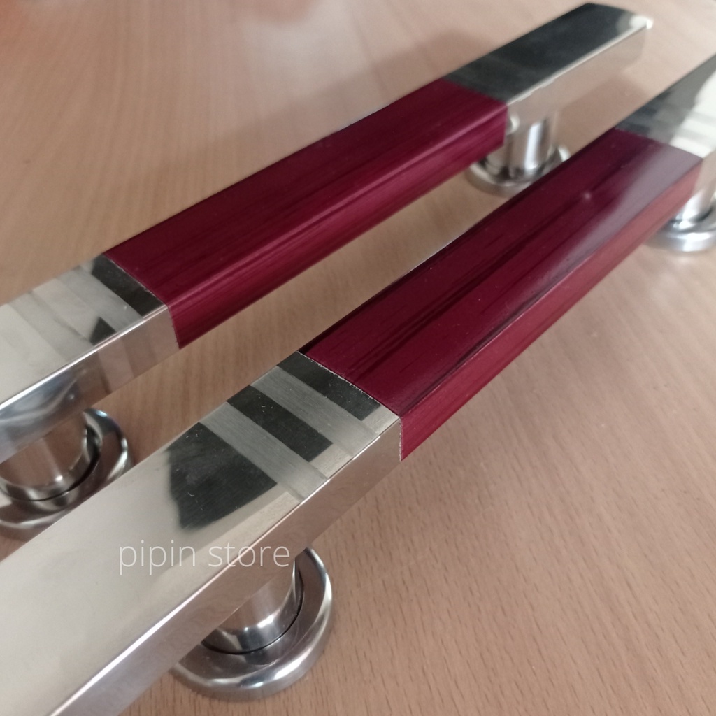 Paket Handle Pintu Rumah 33 cm Satu Set Kunci Murah Minimalis Mewah Tarikan Pintu Pegangan Pintu Rumah Pull Stainless Gagang Pintu Hendel Handel Pintu Rumah Awet