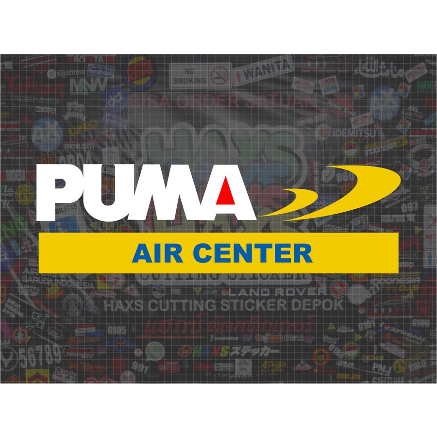 Cutting Sticker Puma Air Ukuran 50 Cm Untuk Kompresor