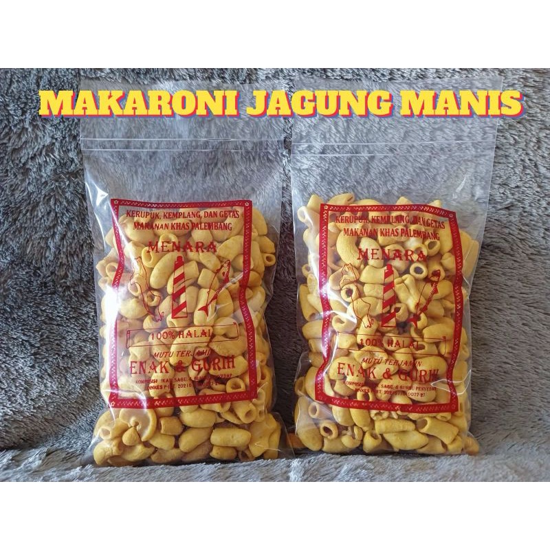 

KERUPUK MAKARONI JAGUNG MANIS / KERUPUK KEMPLANG PALEMBANG / 250 GRAM