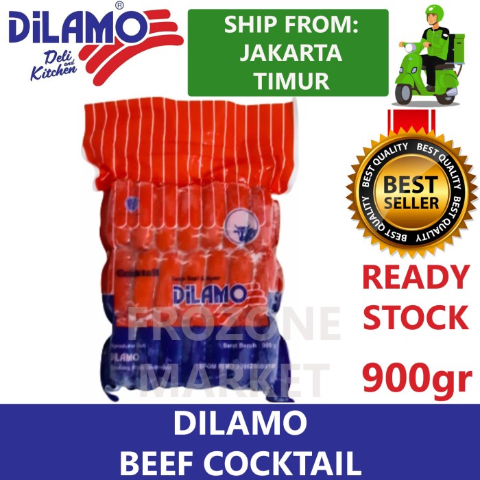 

Dilamo Sosis Beef Cocktail Sausage 900gr / 45pcs [READY STOCK JAKARTA]