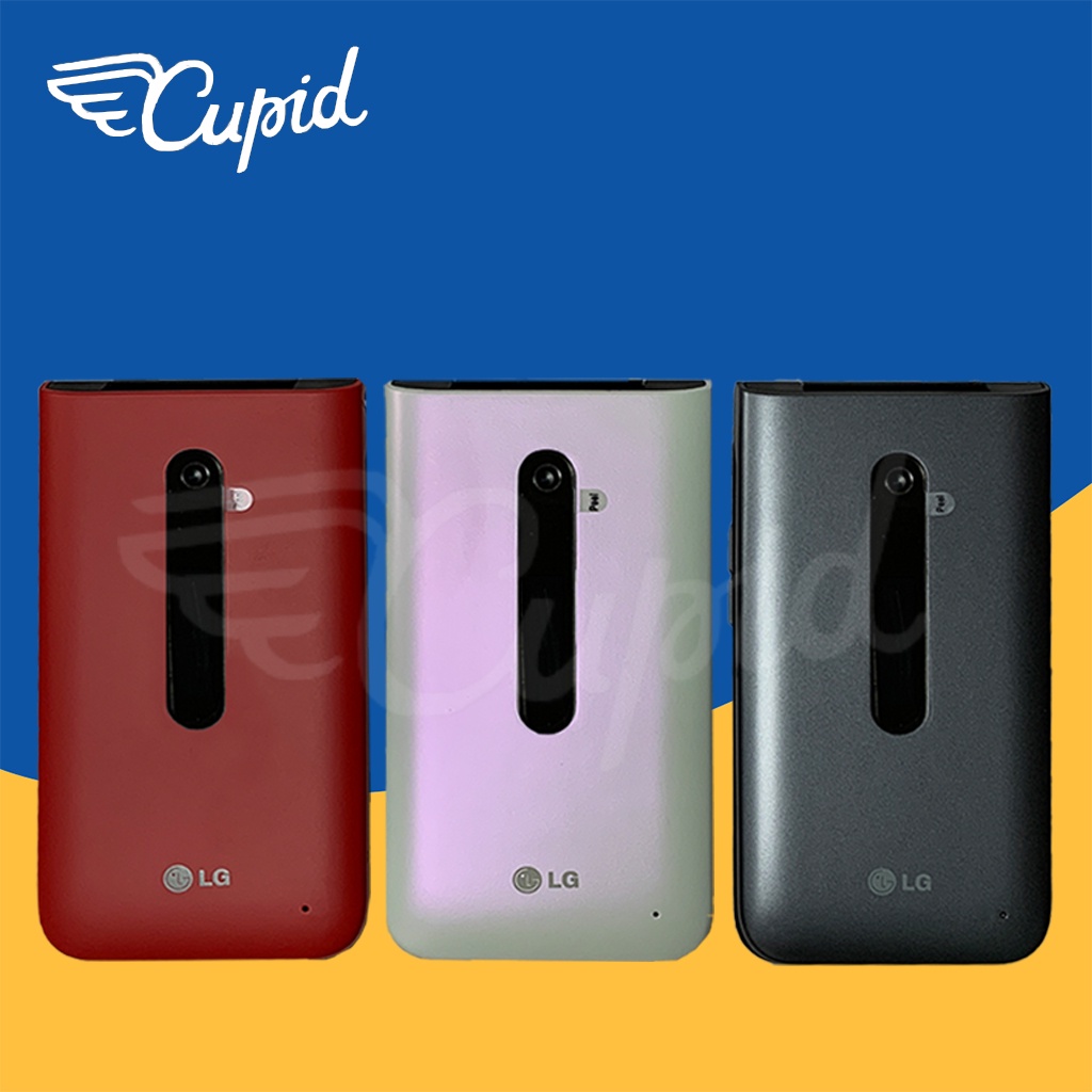 CUPID LG Folder 2 Quad Band 2G dual sim lipat phones dual screen flip fashion mobile phone