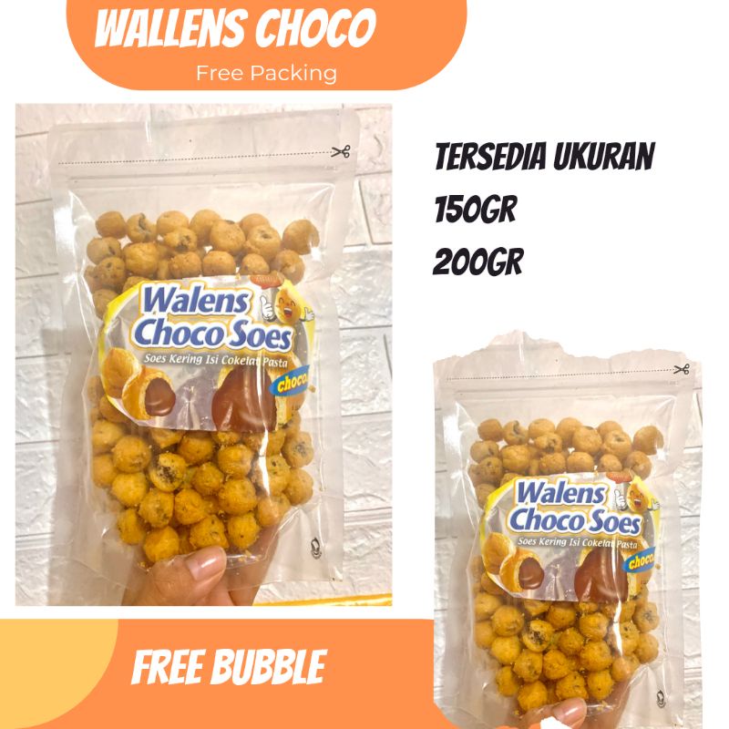 

TERLARIS DAN TERMURAH SNACK KILOAN Wallens Choco Soes//Soes Coklat wallens//wallens Bluebery