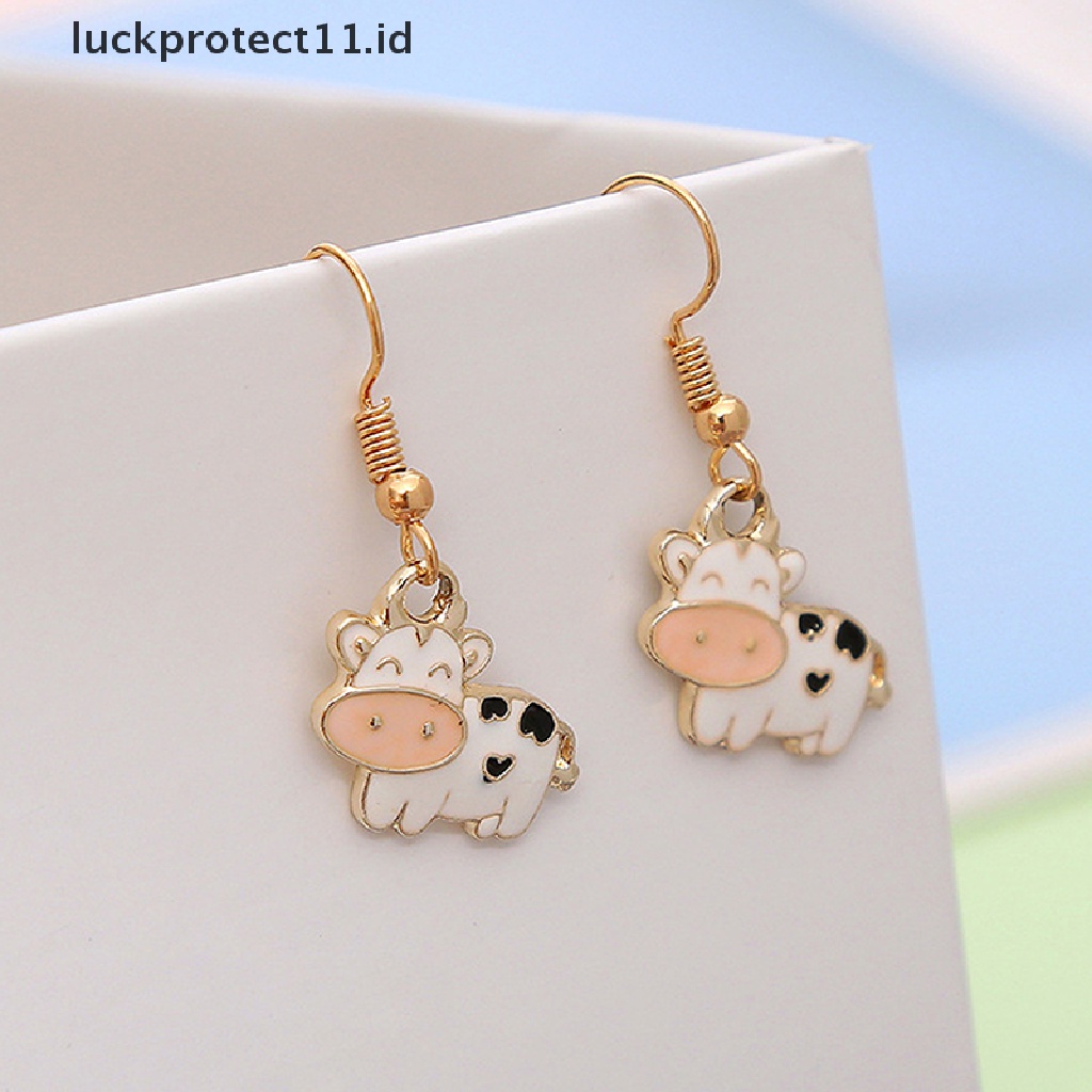 /Fashion Hot// Fashion// Fashion Anting Sapi Drop Menjuntai Perhiasan Peternakan Hewan Pesta Aksesoris Hadiah.