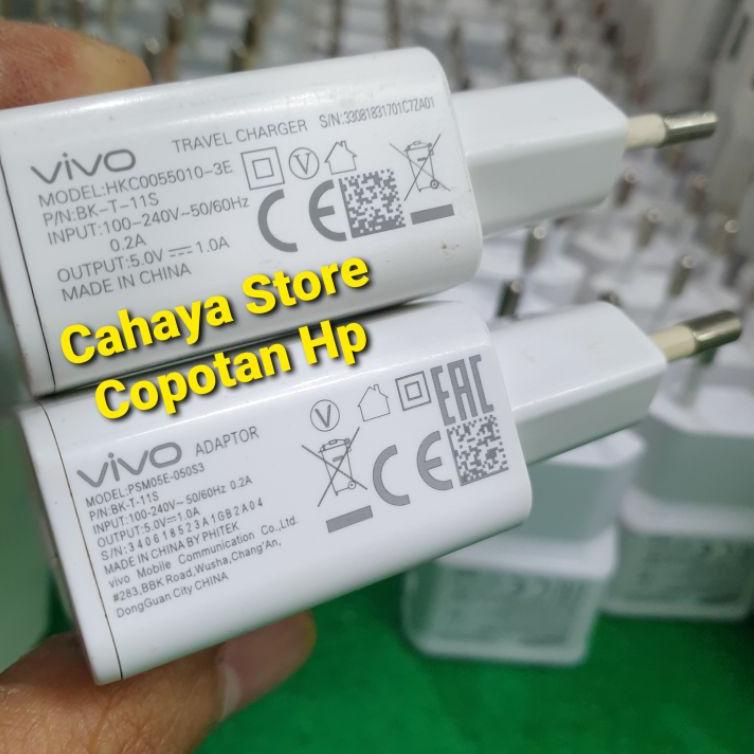 Wow Murah Meriah.. Charger Vivo 1Amper Y21 Y53 Y3i Y53i Y55 Y55s Y71 Y81 Original Copotan Bawaan Hp 