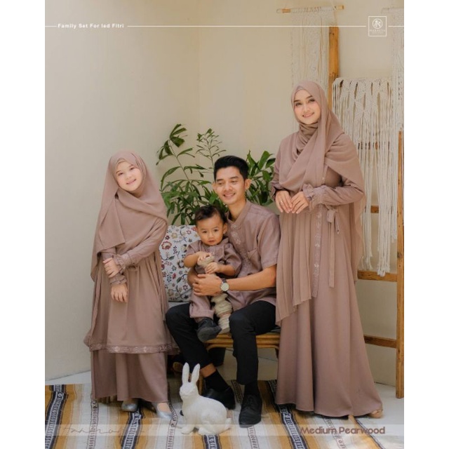SALE Gamis Harmonia by Nararya set Khimar size XL