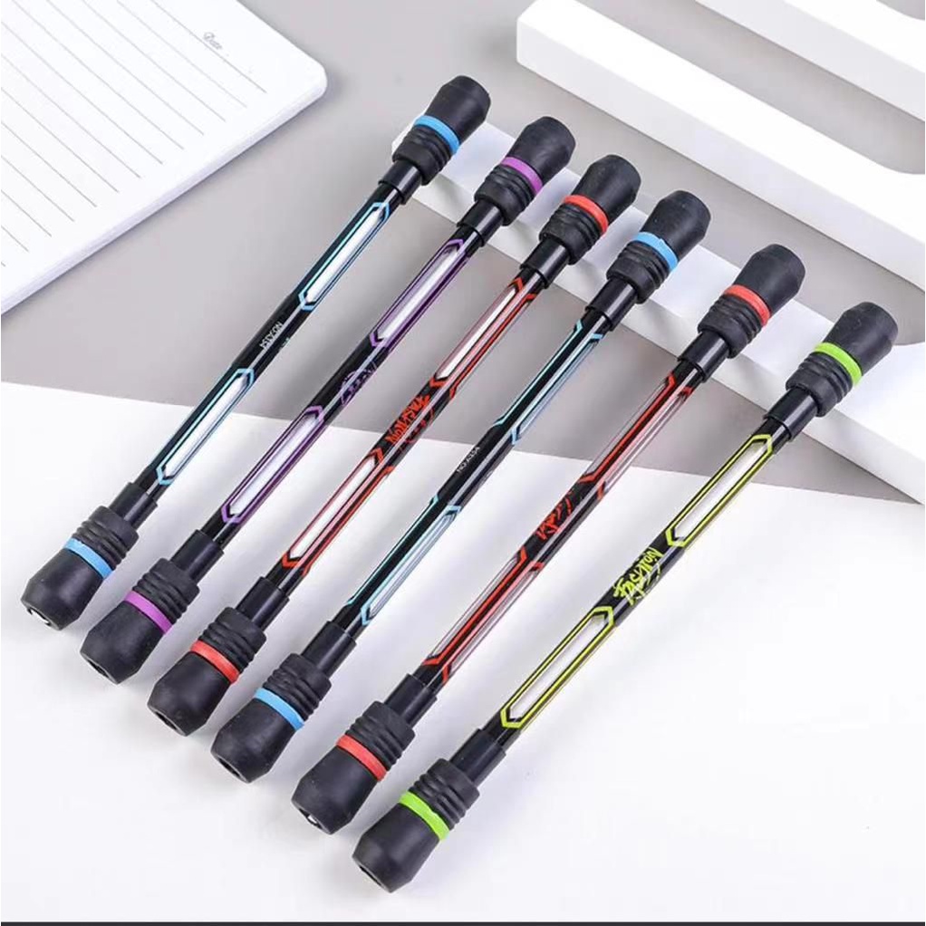 jm Pulpen Spinning NON LIGHT Original Anime Spinning Pen Light Balance Pen Oily Pen Fingers Flexible