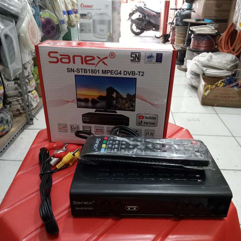 Set Topbox Tv Digital SANEX DVB T2 EWS Home Star HD set topbox tv analog ke digital / set topbox tv digital untuk tv tabung / stb tv digital murah / set box tv digital murah / set box tv digital / set top box tv Bisa Youtube