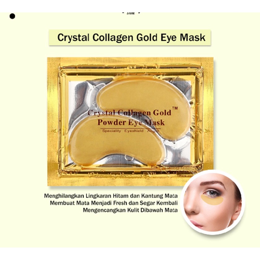 【COD】Eye Mask Masker Mata Gold Kantong Mata Black Eye Mata Panda Collagen Gold Crystal Masker Wajah Menghilangkan Kantong Mata Import-CH