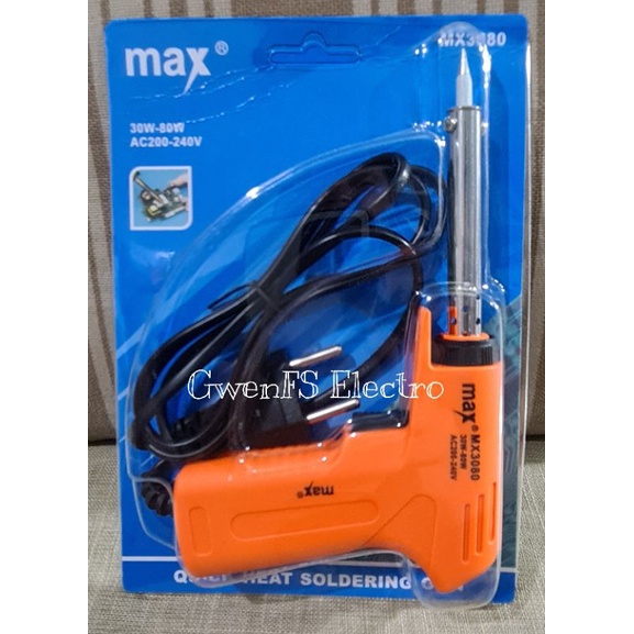 Solder Tembak MAX 30W-80W Ori