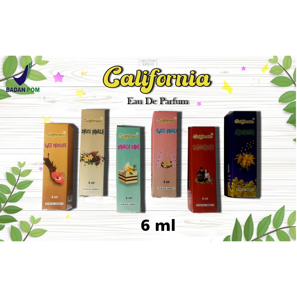 Perfume California 6 ML BPOM