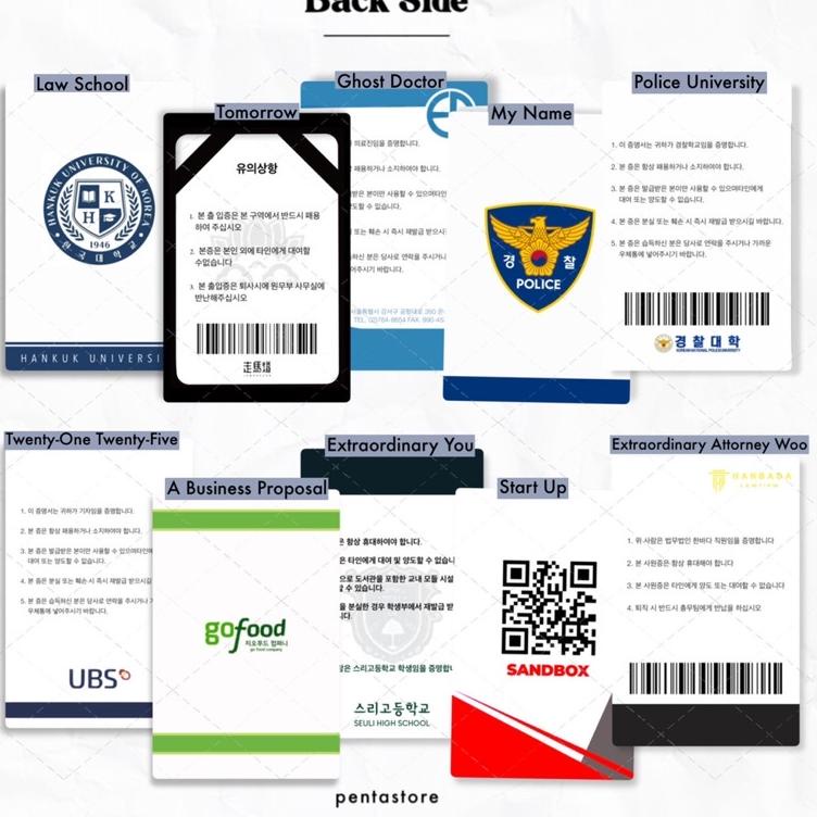 [N-A6A[♥☞] [READY] ID Card Lanyard ⋆ Extraordinary Attorney Woo Tomorrow Ghost Doctor Business Propo