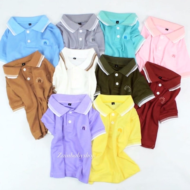 Zane Top - Atasan Kaos Polo Anak Terkini