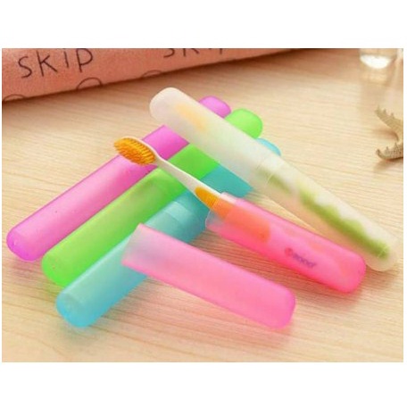 Tempat Box Kotak Penyimpan Sikat Gigi Portable Travel Toothbrush Case [ALT24]