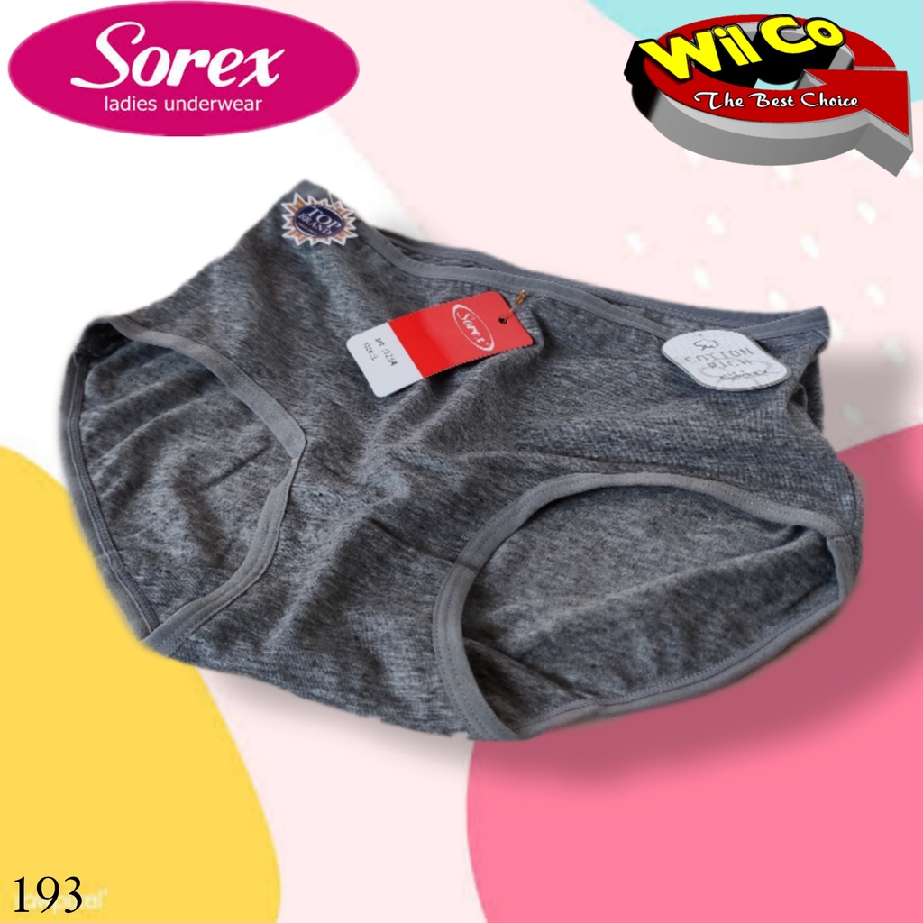 K193 - (Harga Per 1 Potong) CELANA DALAM WANITA PAKAIAN DALAM PAKAIAN WANITA CD SOREX MEDIUM SIZE M - XL