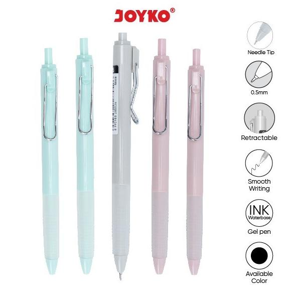 

Gel Pen Pulpen Pena Joyko GP-343 Pasuteru Gel 0.5 mm