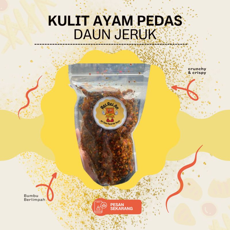 

Kulit Ayam Pedas Daun Jeruk
