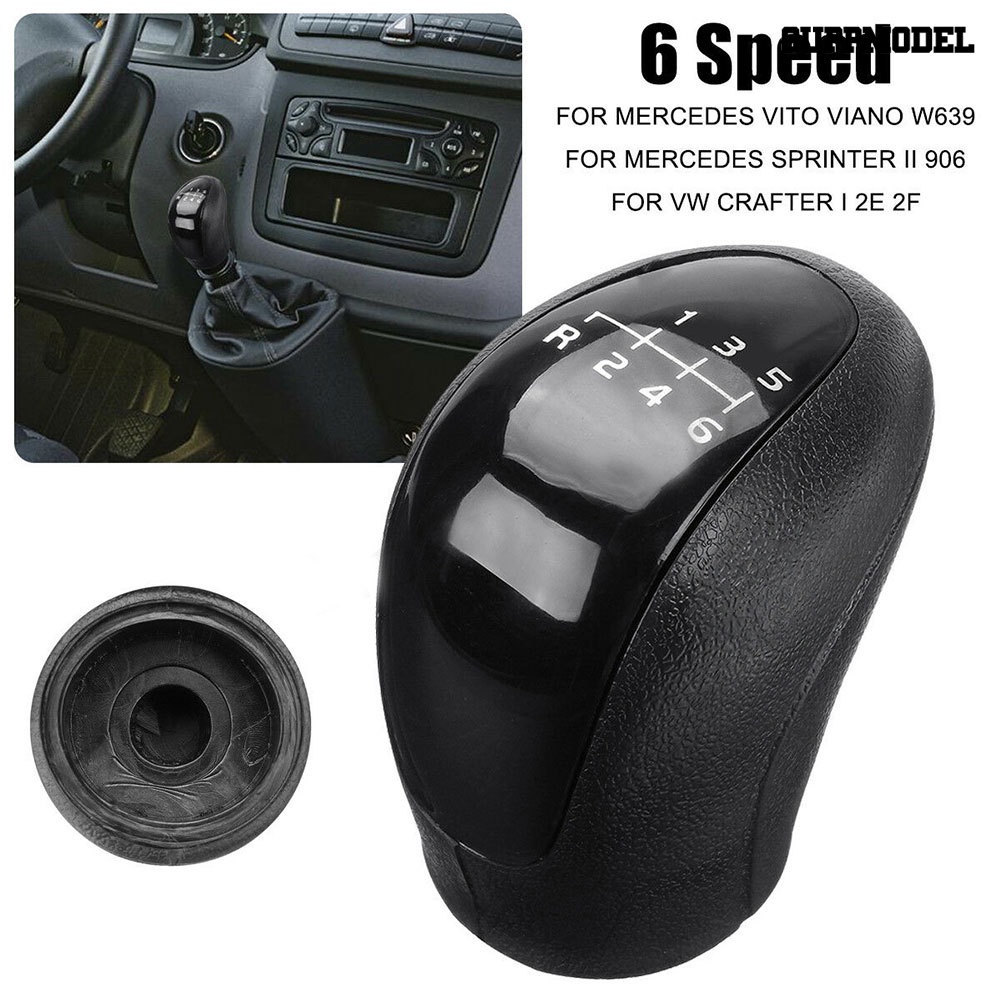 [Dekorasi] Knob Shifter Stik Gear Mobil Bahan Plastik 6 Kecepatan Untuk Benz Vito Viano W639 Sprinter