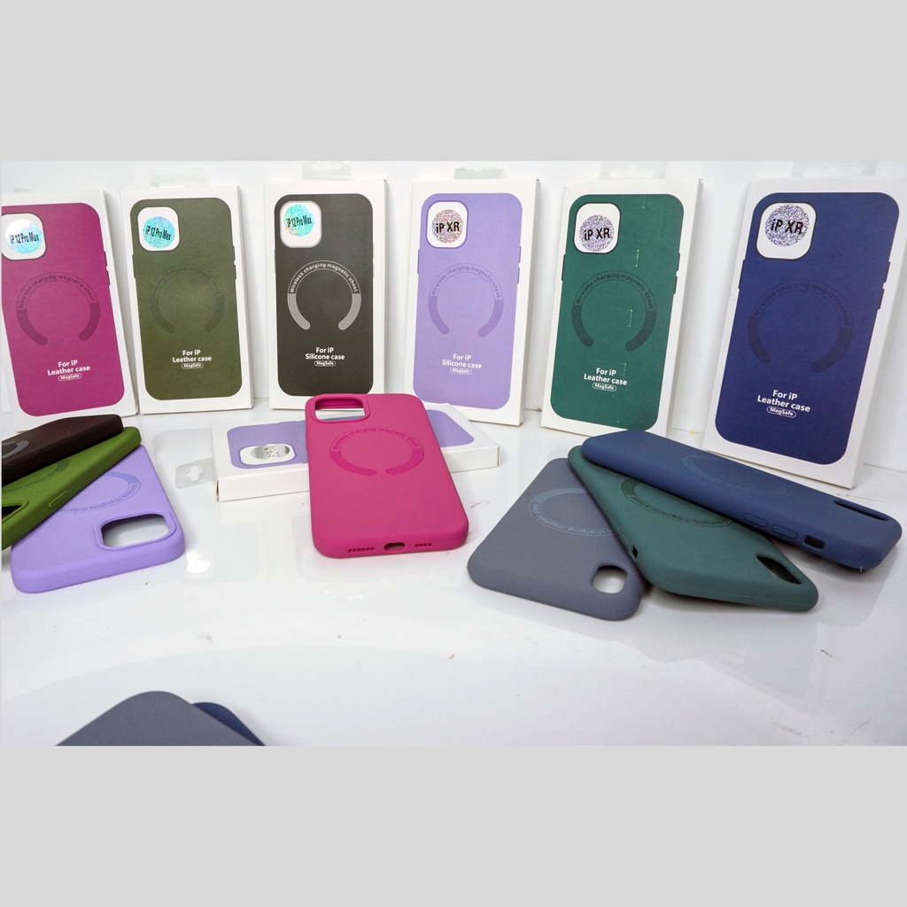 Silicone iPhone 14 Pro 6.1 | iPhone 14 Pro Max 6.7 Softcase Magsafe Silikon Magnetic Macaron