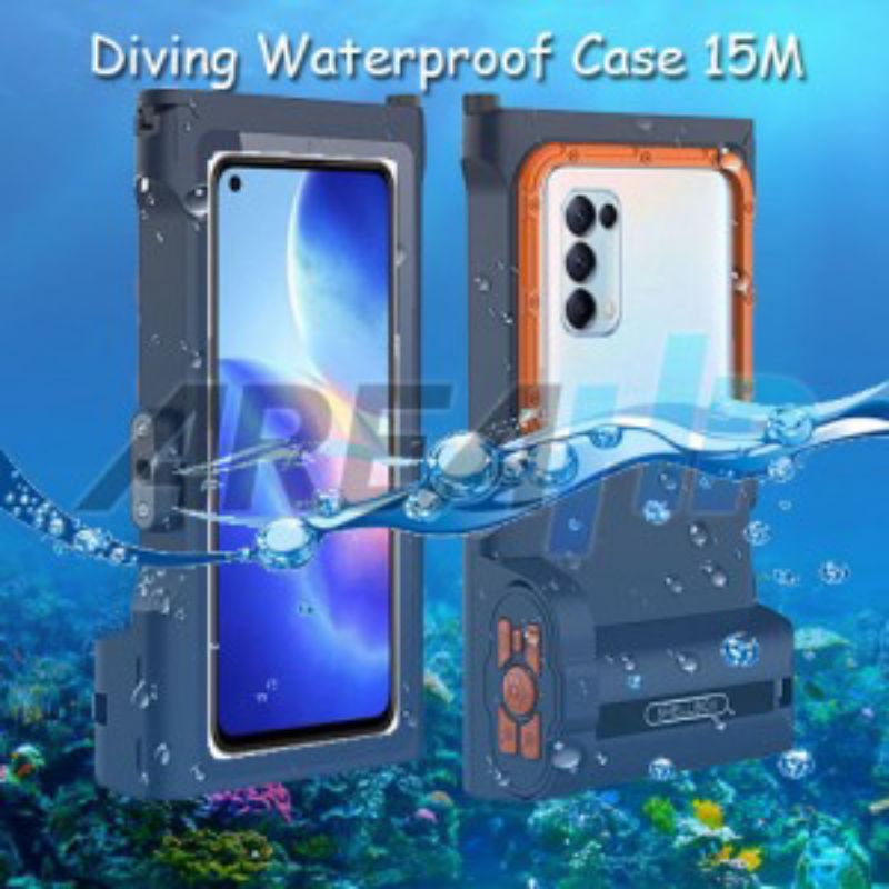 Shellbox Gen 3 Diving Waterproof Case Casing Cover 15M Oppo Reno5,F