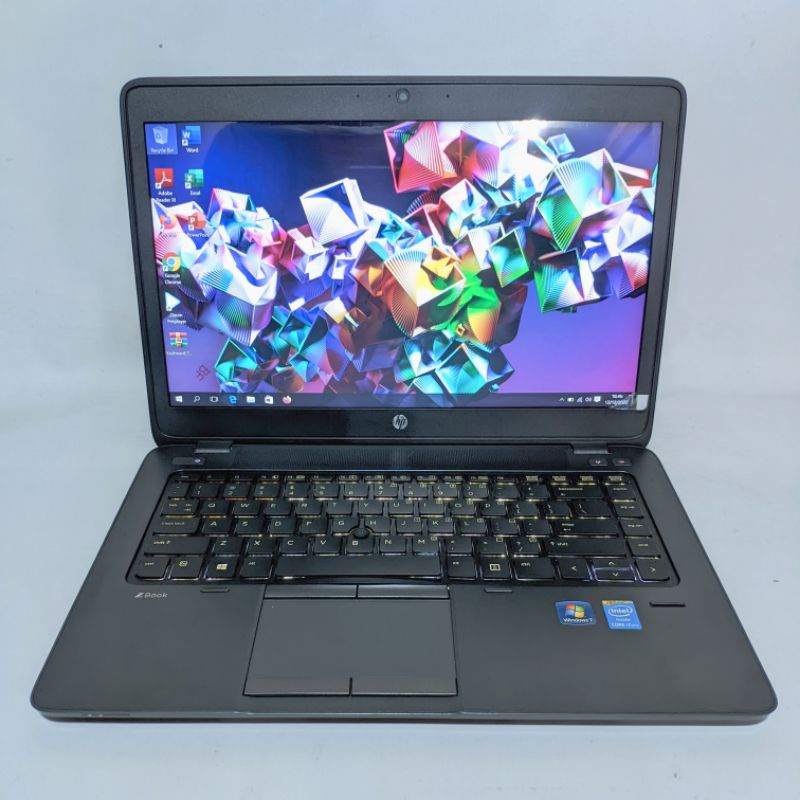 laptop gaming dan desain Workstation Hp zbook 14  - core i7 - ssd 256gb - dual vga amd firepro
