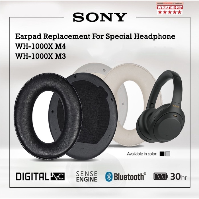 Earpad Sony WH1000XM3 WH1000XM4 WH1000 pad Ear Cushion Headphone busa Pengganti XM3 XM4 Headband Replacement