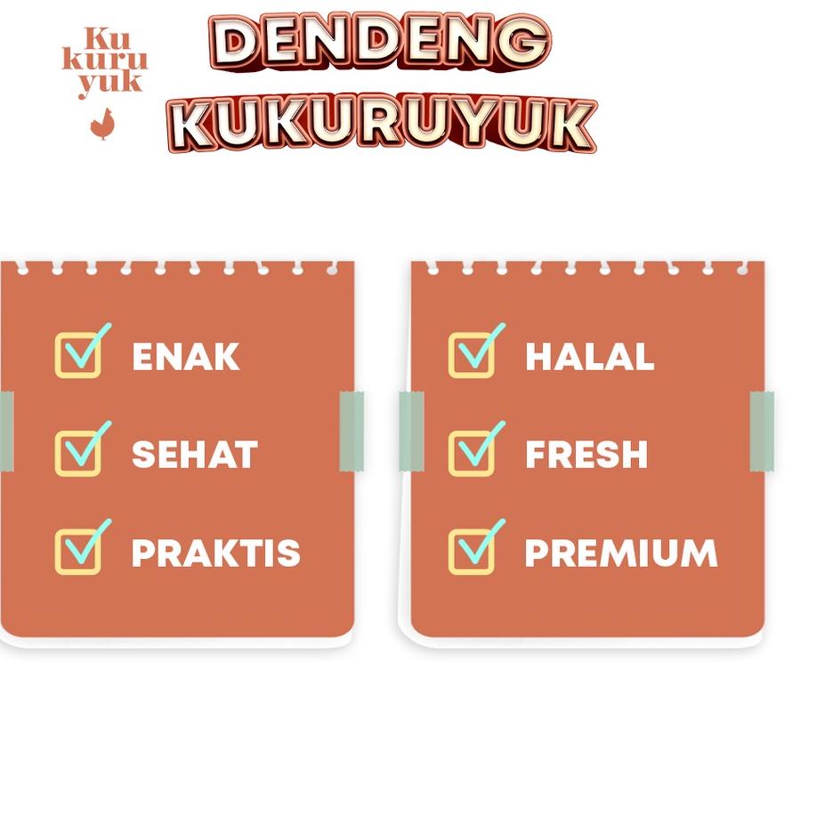 

EXCLUSIVE![PREMIUM] Dendeng Ayam Kukuruyuk Makanan Siap Saji - 500 Gram|KD5