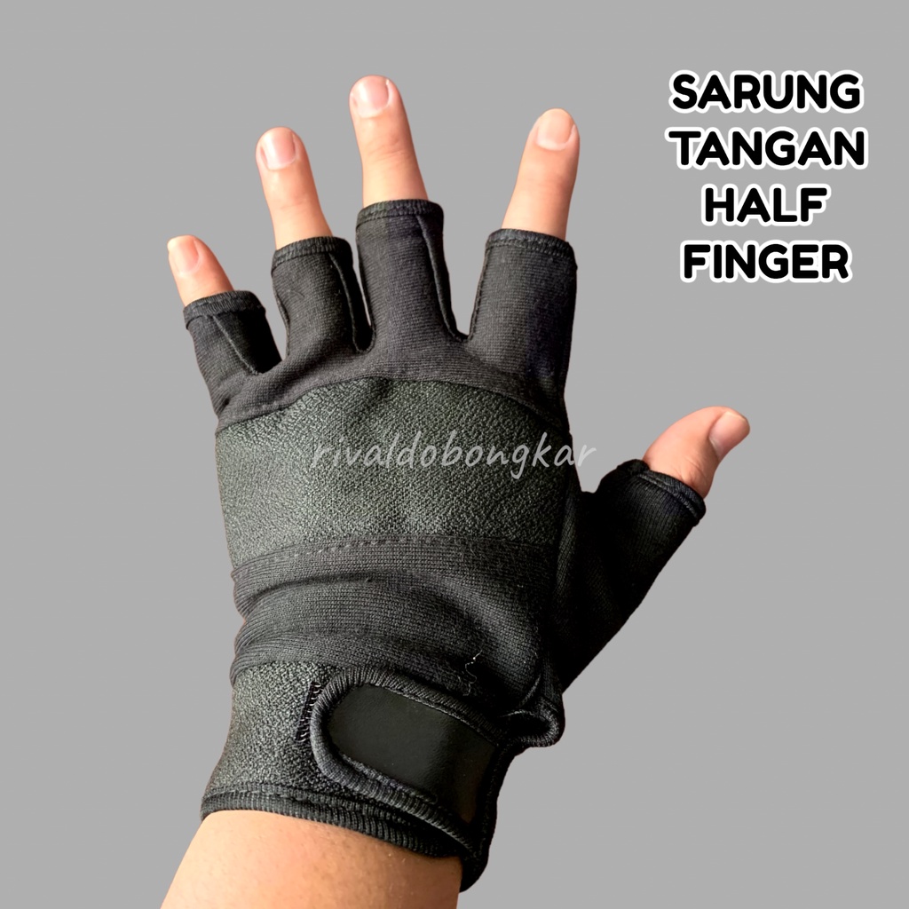 SARUNG TANGAN MOTOR / SARUNG TANGAN HALF FINGER / SARUNG TANGAN BATOK