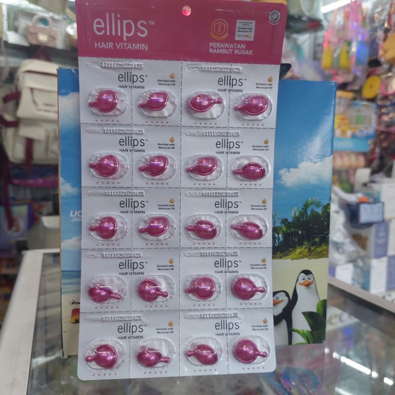 ELLIPS Vitamin Rambut | Hair Vitamin/(bisa Cod) Elips Vitamin Rambut Blister isi 20pcs Murah