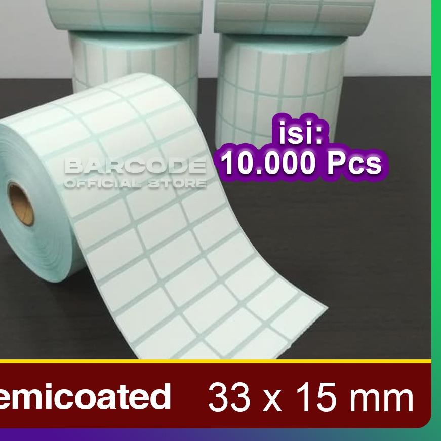 

Jangan Ragu Order ✷ Label Stiker Bare 33 x 15 mm (3 Line) Semicoated Isi 10.000 pcs`