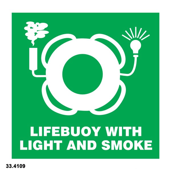 

Marn Imo Symbol Sticker 33.4109 Lifebuoy With Light And Smoke