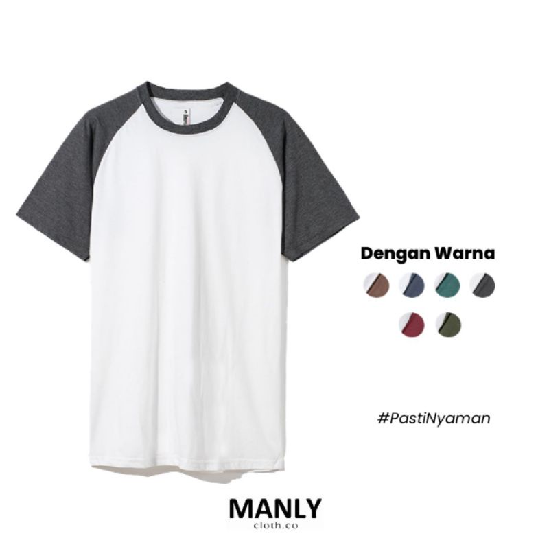 ( Paket 4 Kaos ) Polos 100% Cotton Combed 30S