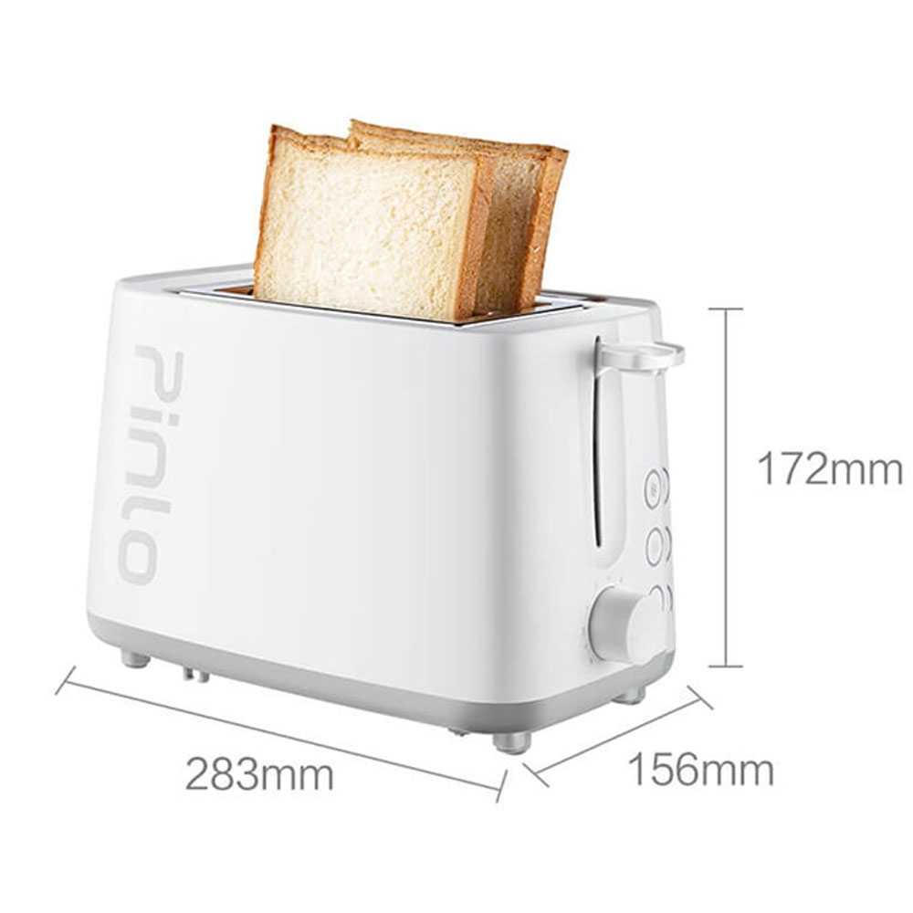 Pinlo Alat Pemanggang Roti Bread Toaster 750W - PL-T075W1H