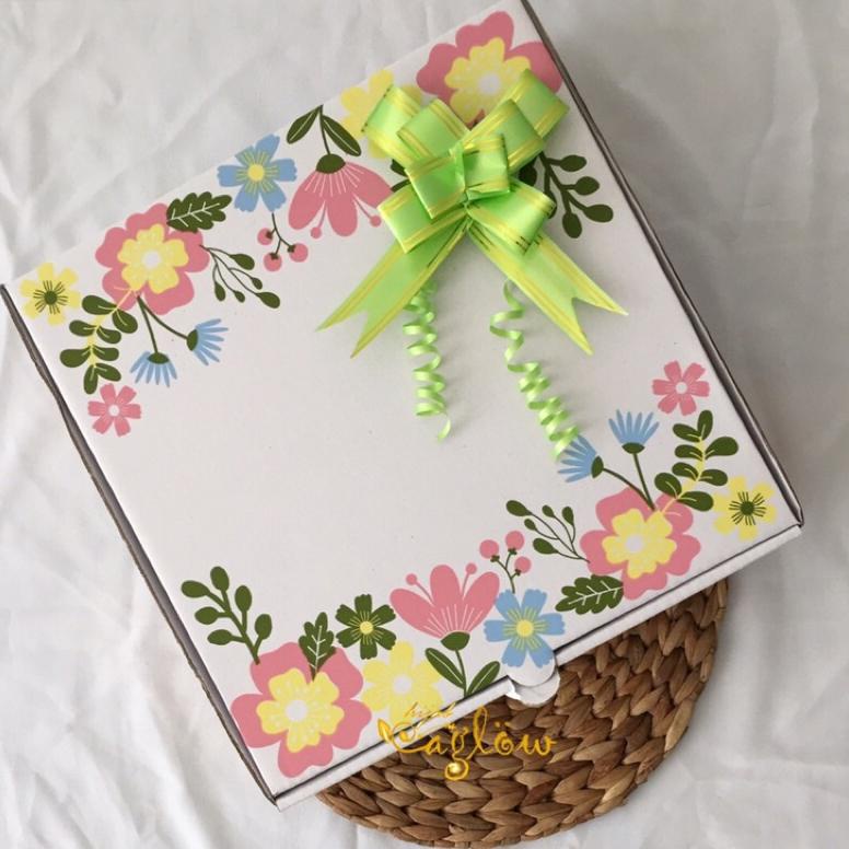 

ゆ BOX HAMPERS uk. 30x30x7 cm / KOTAK KADO / GIFT BOX / KARDUS HAMPERS ヸ