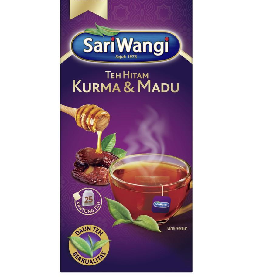 

✓ Sariwangi Teh Hitam Kurma Madu 25 Kantung Celup
