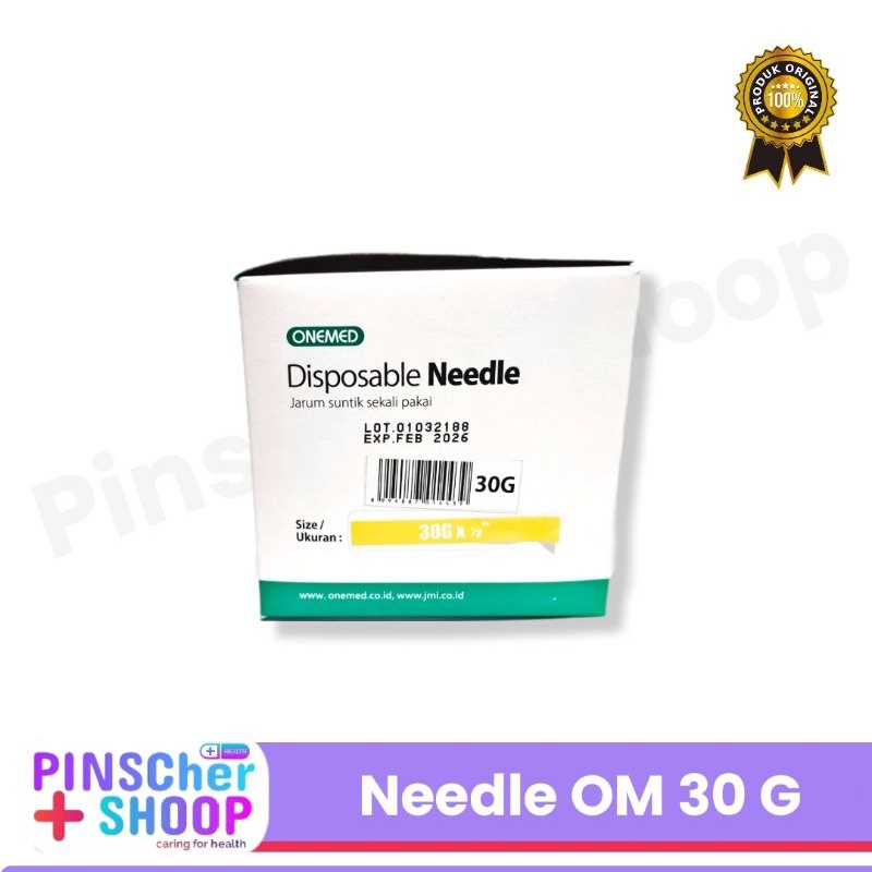 Disposable Neddle 30 G OneMed / Box