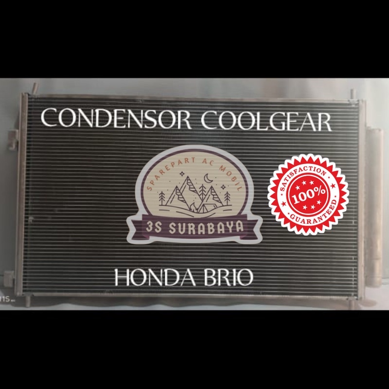Kondensor Ac Honda Brio Denso Coolgear Asli