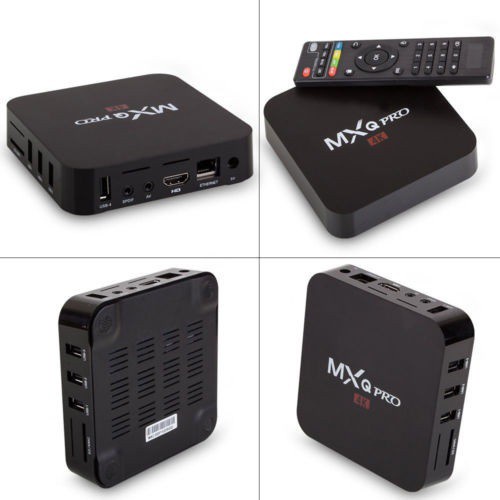 MXQ PRO 64-Bit Version - Android 7.1.2 Smart TV Box - RAM 1GB ROM 8GB