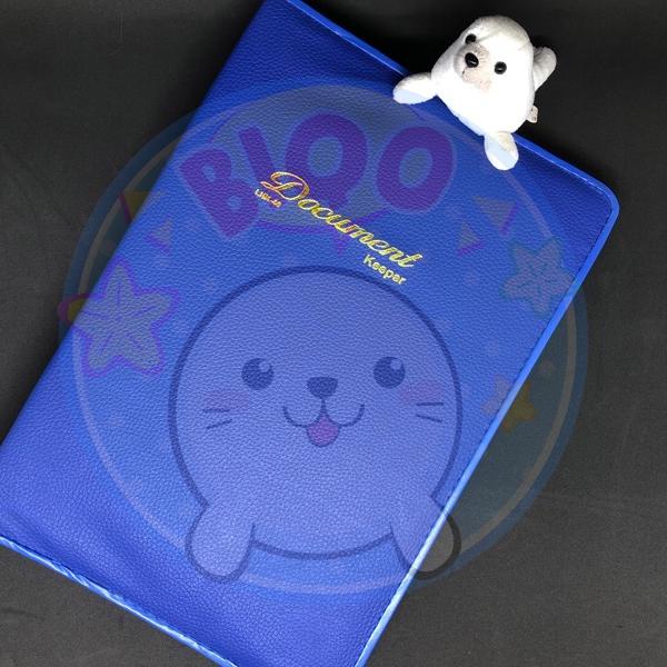 

(P-P3P-㊛) Map Dokumen / Document Keeper / Clear Holder Cover Kulit Isi 40 lbr siap dikirim