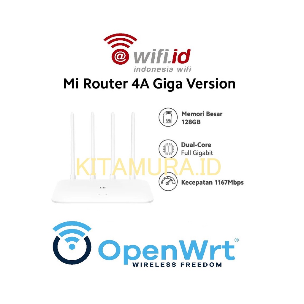 Xiaomi Mi 4A Gigabit Openwrt Router Load Balance Autologin WMS WIFI ID