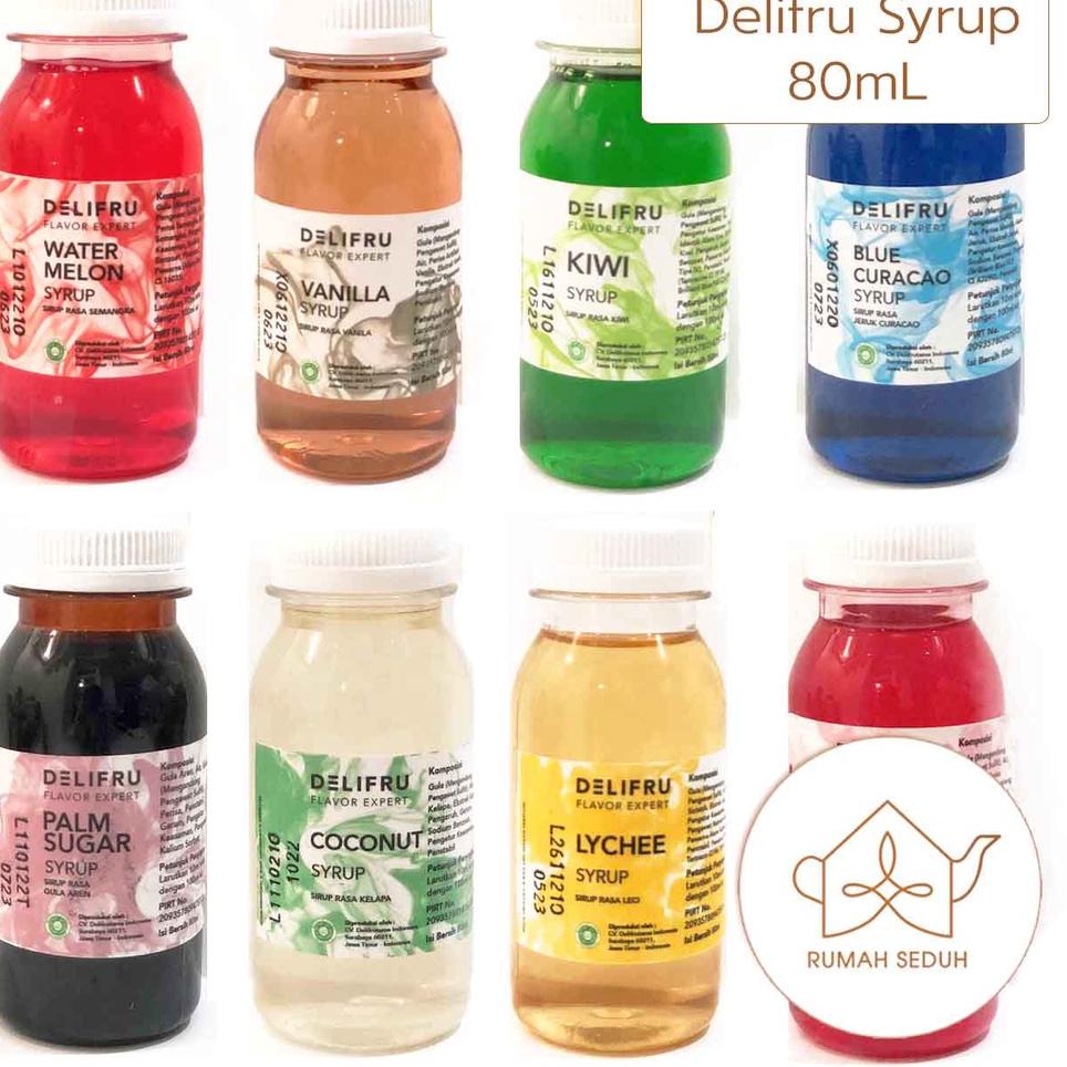 

Bagus!!!!!! 80mL Delifru Syrup All Variants - Sirup Premium Delifru