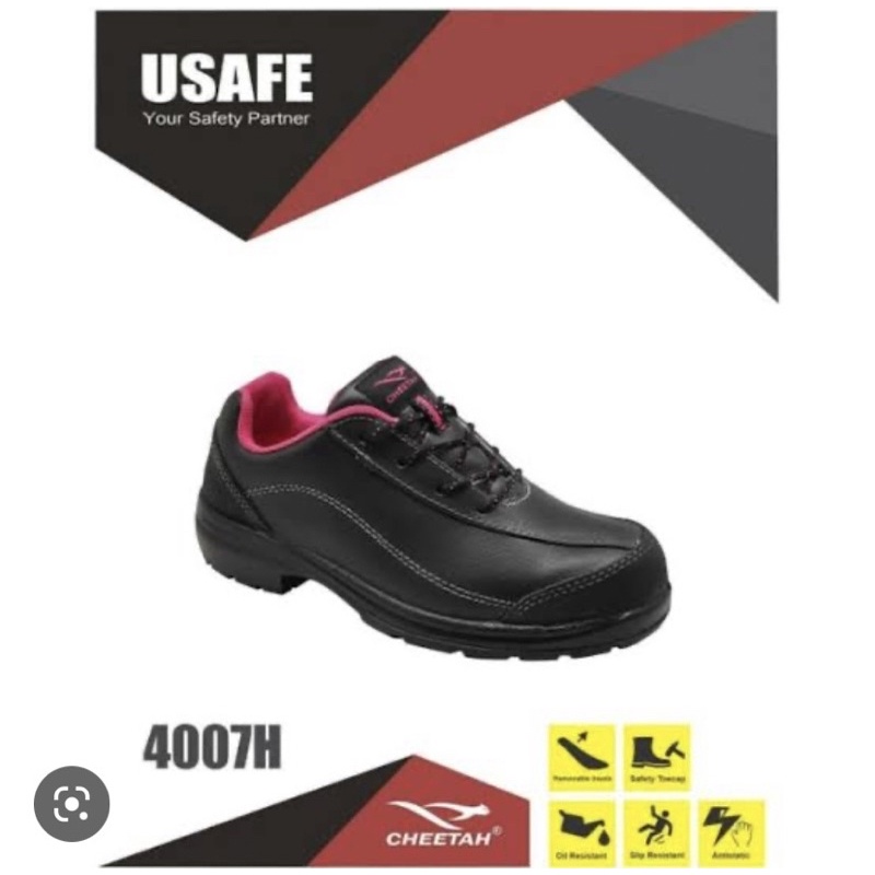 Safety Shoes Cheetah Wanita